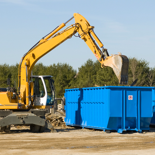 is there a minimum or maximum amount of waste i can put in a residential dumpster in Dailey WV